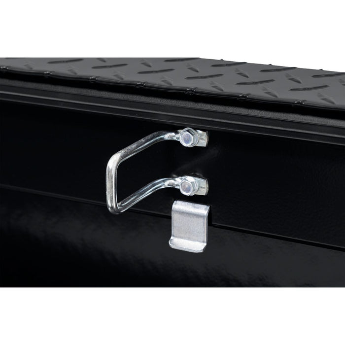 Weather Guard Aluminum Full Deep Saddle Box, Gloss Black, 72" x 20" x 24", 15 CU FT - 123-5-04
