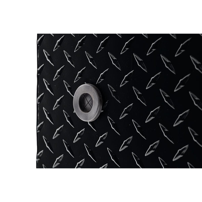 Weather Guard Aluminum Full Deep Saddle Box, Gloss Black, 72" x 20" x 24", 15 CU FT - 123-5-04