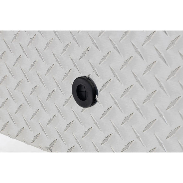 Weather Guard Aluminum Full-Size Standard Gull Wing Box, Clear, 72" x 20.75" x 19.2", 11.3 CU FT - 124-0-04