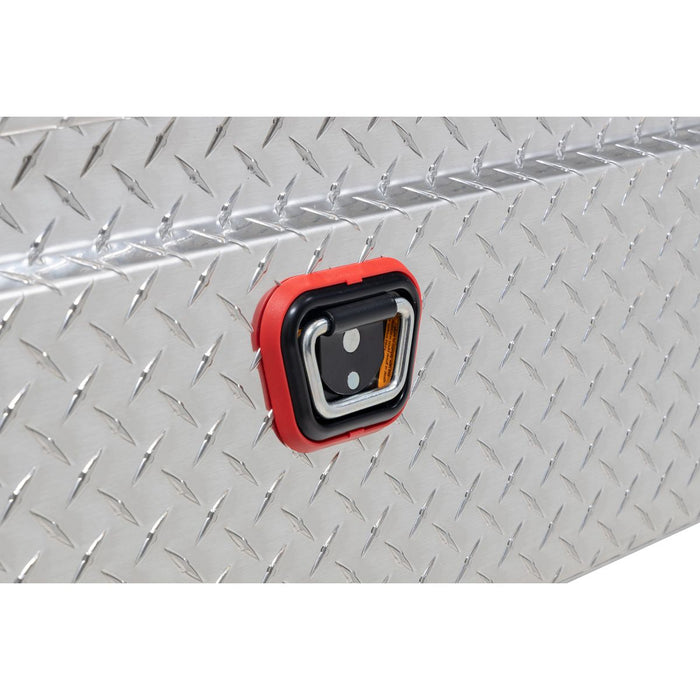 Weather Guard Aluminum Full-Size Standard Gull Wing Box, Clear, 72" x 20.75" x 19.2", 11.3 CU FT - 124-0-04