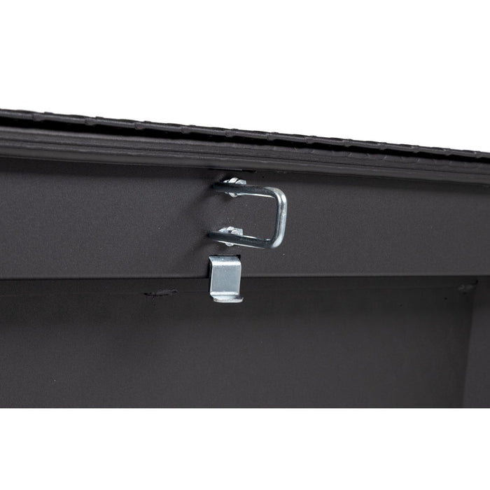 Weather Guard Aluminum Full-Size Standard Saddle Box, Textured Matte Black, 70" x 20" x 18", 11 CU FT - 127-52-04