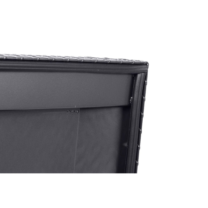 Weather Guard Aluminum Full-Size Standard Saddle Box, GunMetal Gray, 70" x 20" x 18", 11 CU FT - 127-6-04