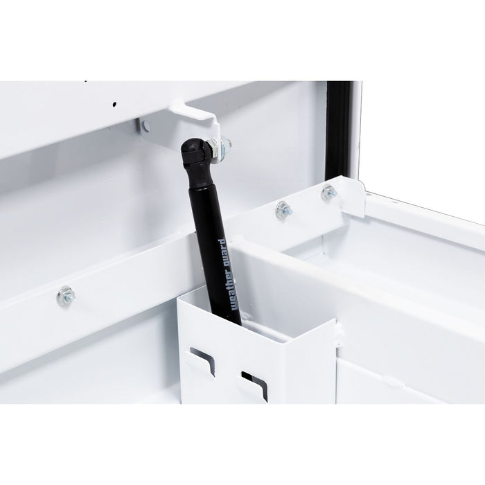 Weather Guard Steel Full Deep Saddle Box, White, 72" x 20" x 24", 15 CU FT - 128-3-04