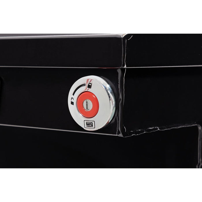 Weather Guard Steel Full Deep Saddle Box, Gloss Black, 72" x 20" x 24", 15 CU FT - 128-5-04