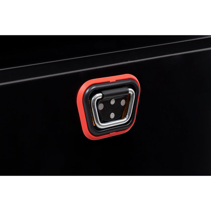 Weather Guard Steel Full Deep Saddle Box, Gloss Black, 72" x 20" x 24", 15 CU FT - 128-5-04
