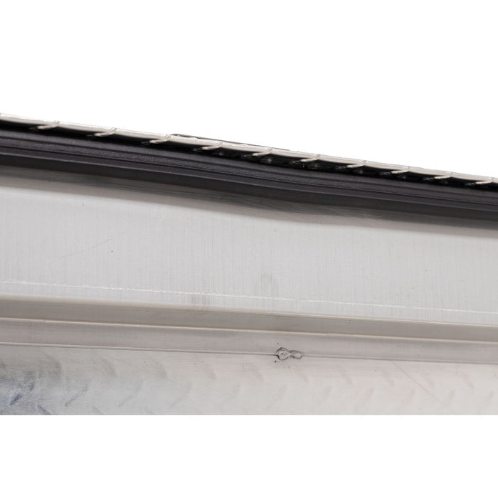 Weather Guard Aluminum Mid-Size Low-Profile Saddle Box, Clear, 60" x 20" x 18", 8 CU FT - 131-0-04