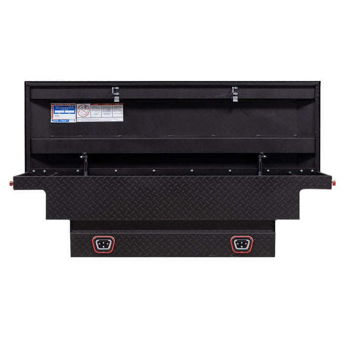 Weather Guard Compact Low-Profile Saddle Box