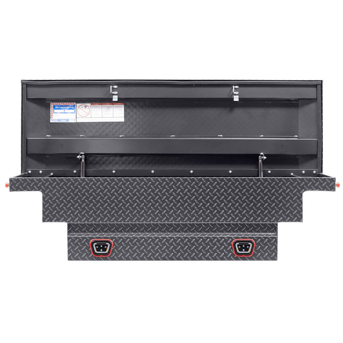 Weather Guard Compact Low-Profile Saddle Box