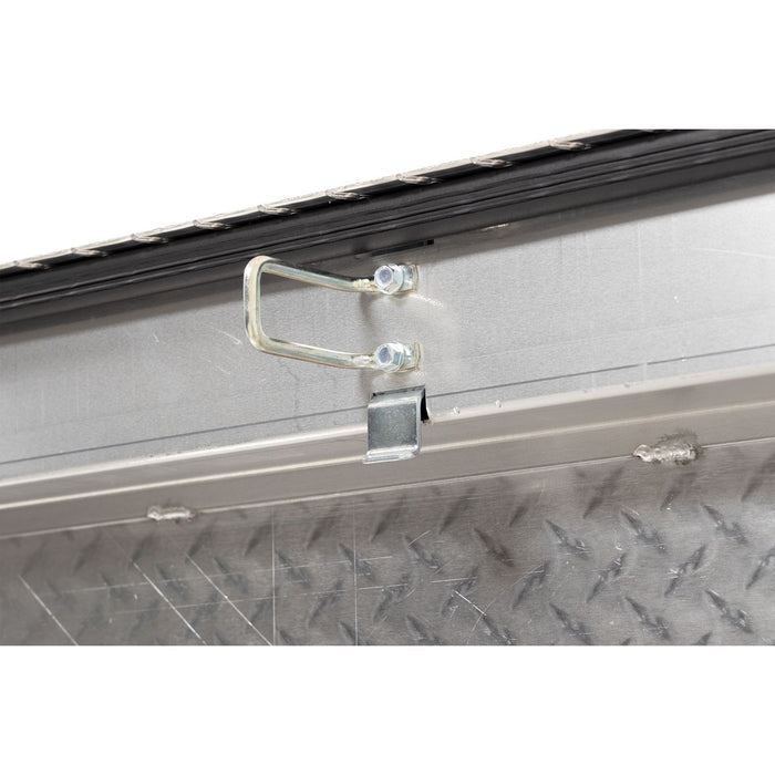 Weather Guard Aluminum Mid-Size Deep Saddle Box, Clear, 62" x 20" x 18", 9 CU FT - 137-0-04