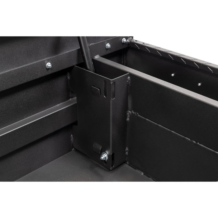 Weather Guard Aluminum Mid-Size Deep Saddle Box, Textured Matte Black, 62" x 20" x 18", 9 CU FT - 137-52-04