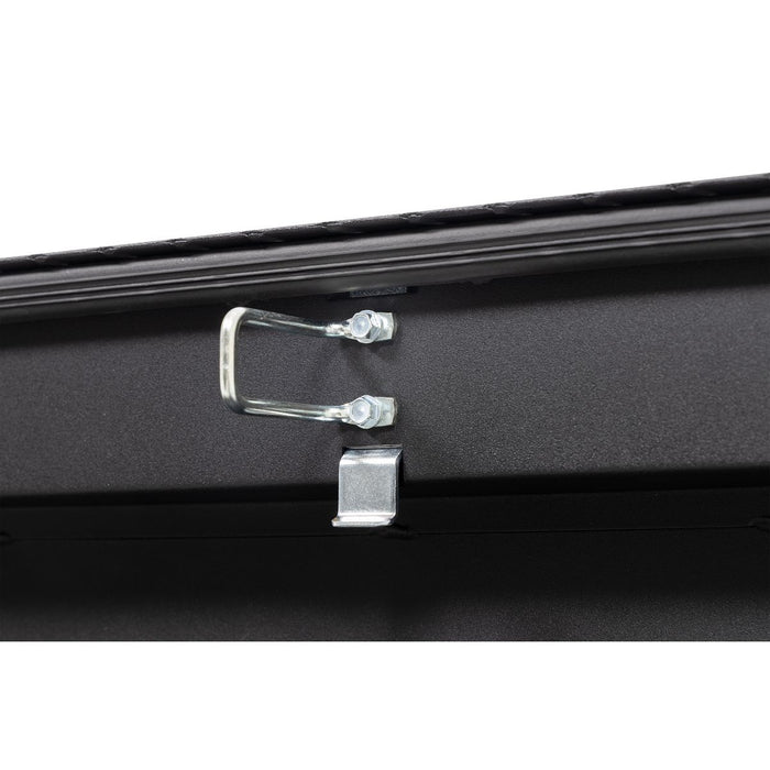 Weather Guard Aluminum Mid-Size Deep Saddle Box, Textured Matte Black, 62" x 20" x 18", 9 CU FT - 137-52-04