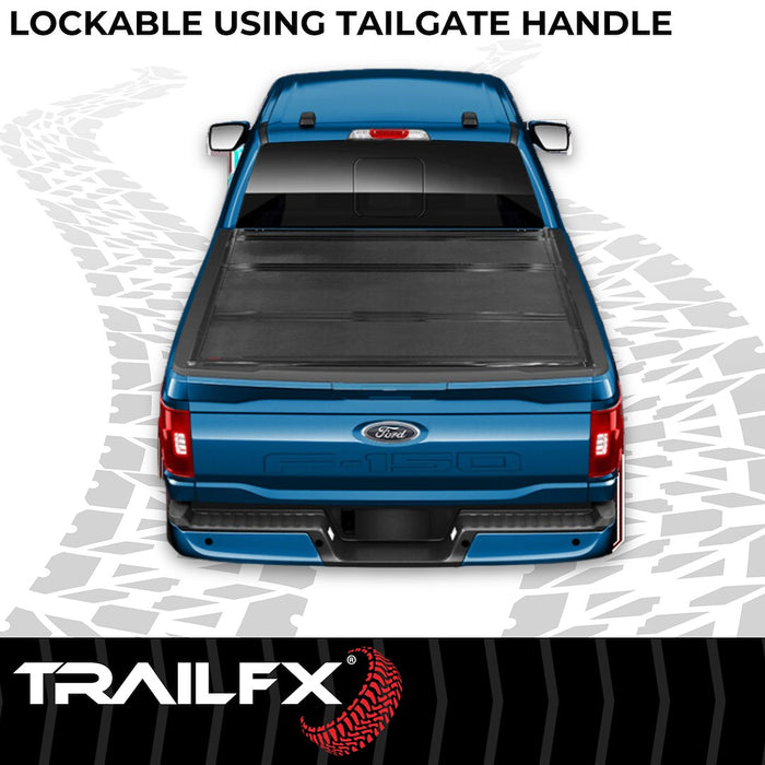 TrailFX HF3 Pro Hard Tonneau Cover For 2004-2014 Ford F-150 6'7" Bed - TFX3702