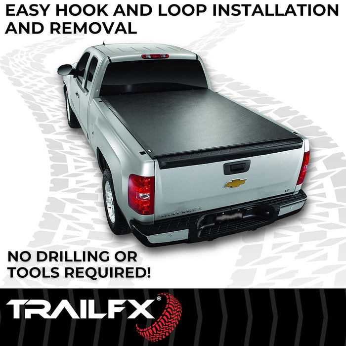 TrailFX Soft Rolling Tonneau Cover For 2019-2023 Ford Ranger 5'1" Bed - TFX3211