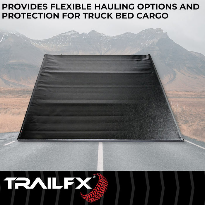 TrailFX Soft Rolling Tonneau Cover For 2019-2023 Ford Ranger 5'1" Bed - TFX3211