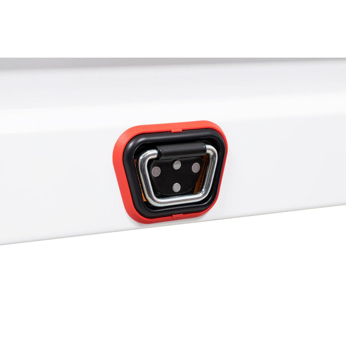Weather Guard Steel Mid-Size Standard Saddle Box, White, 62" x 20" x 13", 7 CU FT - 156-3-04