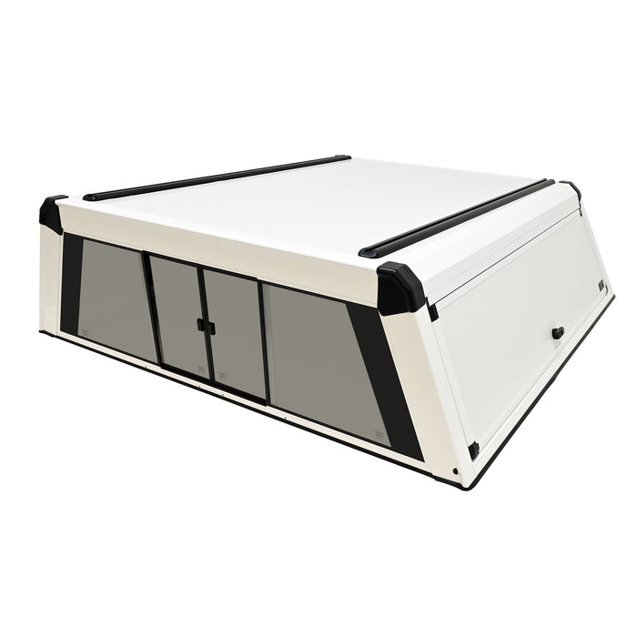 Westin EXP Aluminum Truck Topper For 2019-2026 GM Silverado/Sierra 1500 Crew Cab 5.8ft Bed