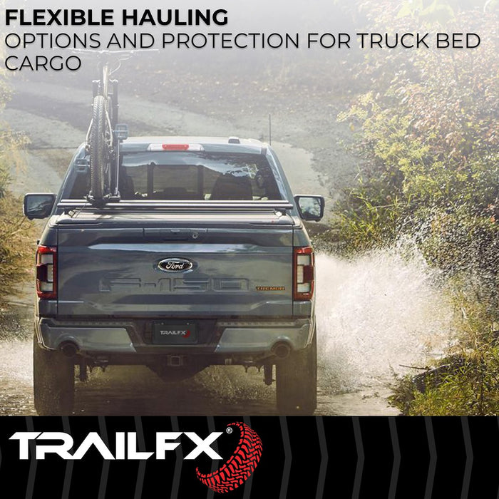 TrailFX RC1 Manual Retractable Tonneau Cover For 2019-2026 RAM 1500 6'4" Bed - TFX6006