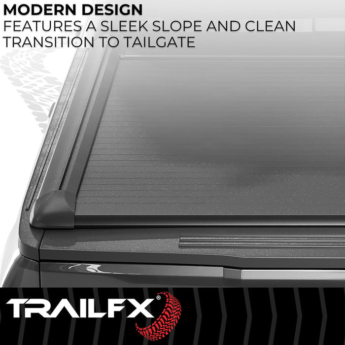 TrailFX RC1 Manual Retractable Tonneau Cover For 2019-2026 RAM 1500 6'4" Bed - TFX6006