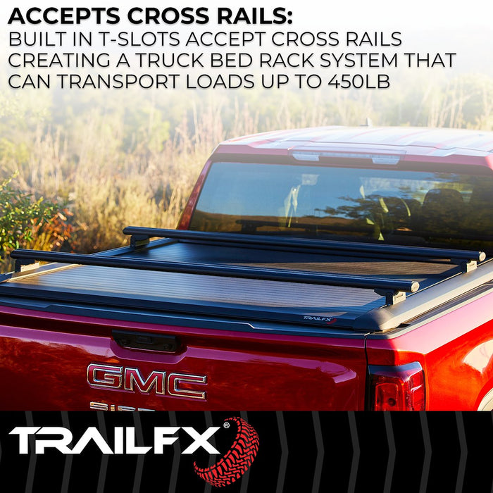 TrailFX RC1 Manual Retractable Tonneau Cover For 2019-2026 RAM 1500 6'4" Bed - TFX6006