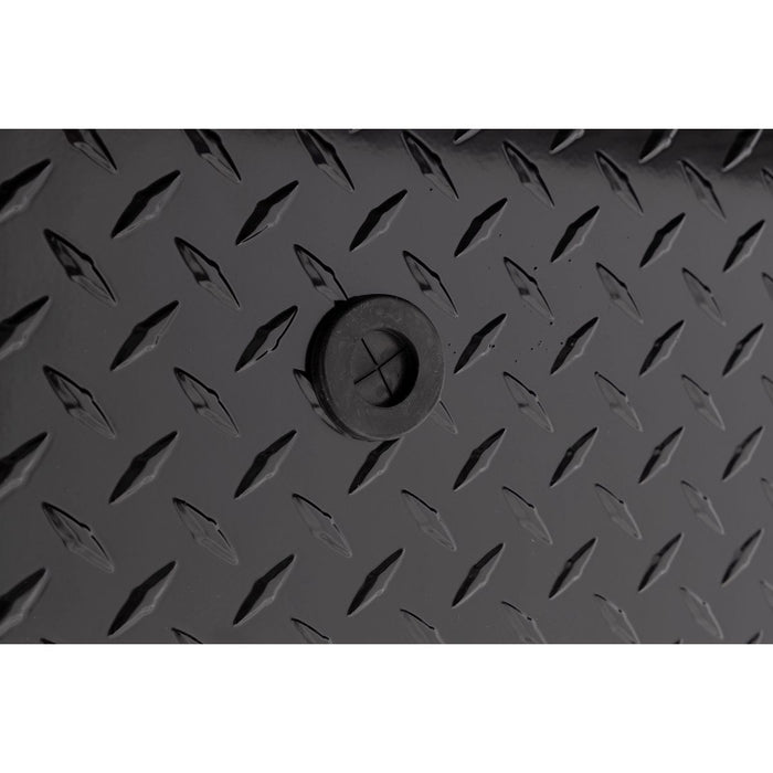 Weather Guard Aluminum Lo-Side 87” Standard Tool Box, Gloss Black, 87" x 17" x 13", 7 CU FT - 164-5-04