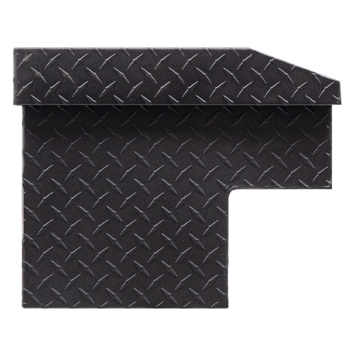 Weather Guard Aluminum Lo-Side 87” Standard Tool Box, Textured Matte Black, 87" x 17" x 13", 7 CU FT - 164-52-04