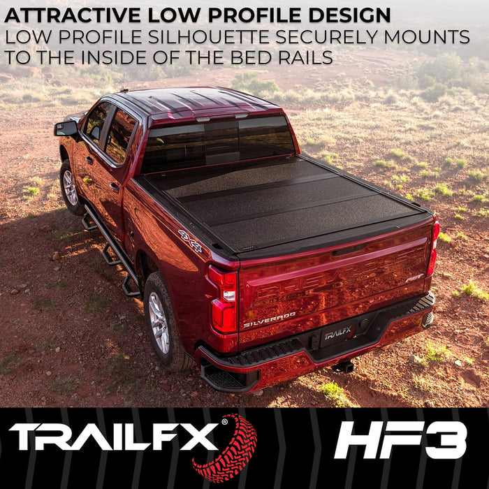TrailFX HF3 Hard Tonneau Cover For 2019-2026 RAM 1500 5'7" Bed - TFX8010