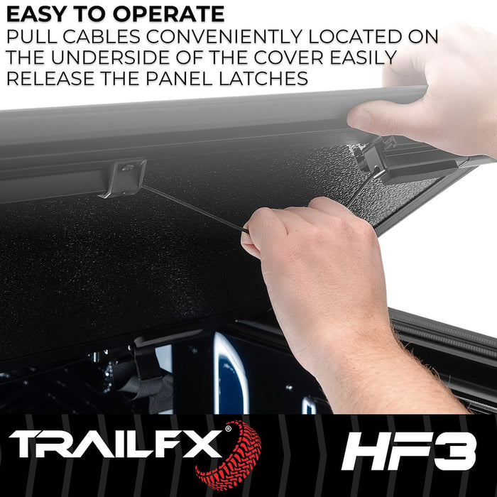 TrailFX HF3 Hard Tonneau Cover For 2019-2026 RAM 1500 5'7" Bed - TFX8010