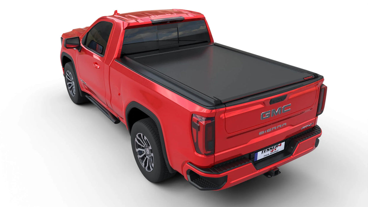 Tessera SE Manual Retractable Tonneau Bed Cover For 14-26 GMC/Chevrolet Sierra/Silverado 1500 8' Bed - 5212062605252
