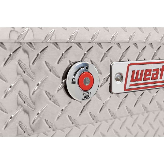 Weather Guard Aluminum Lo-Side 56” Standard Tool Box, Clear, 56" x 17" x 13", 4 CU FT - 174-0-04