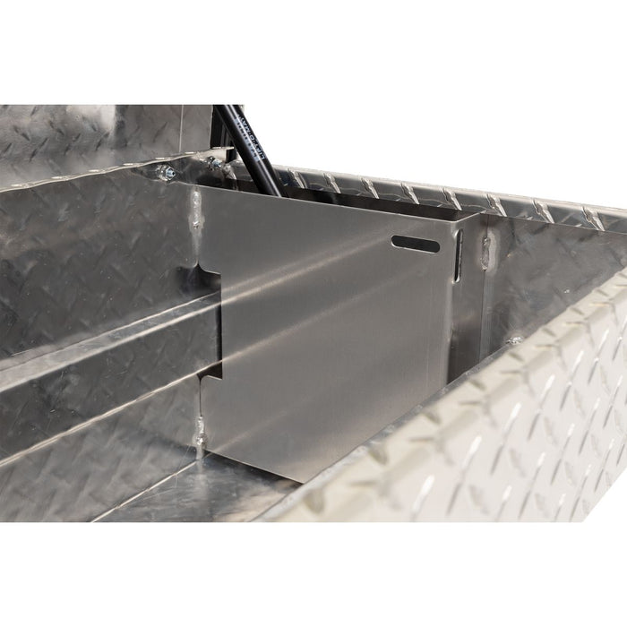 Weather Guard Aluminum Lo-Side 56” Standard Tool Box, Clear, 56" x 17" x 13", 4 CU FT - 174-0-04