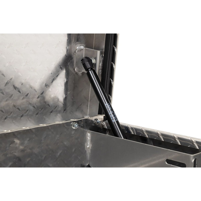 Weather Guard Aluminum Lo-Side 56” Standard Tool Box, Clear, 56" x 17" x 13", 4 CU FT - 174-0-04