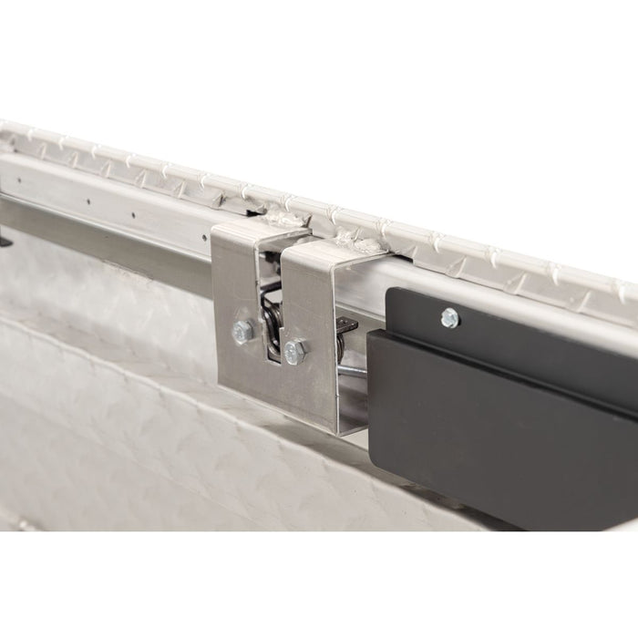 Weather Guard Aluminum Lo-Side 56” Standard Tool Box, Clear, 56" x 17" x 13", 4 CU FT - 174-0-04