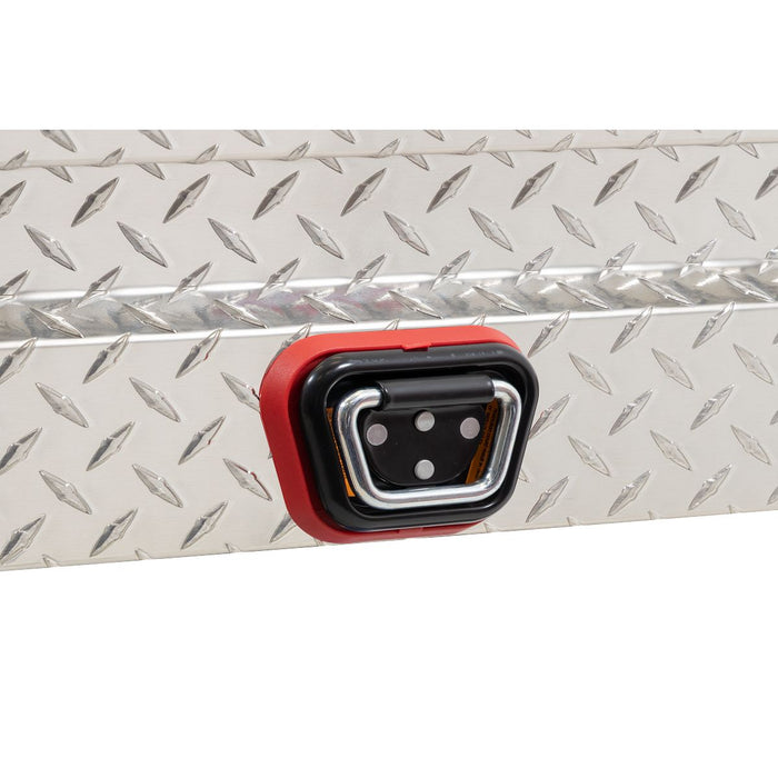 Weather Guard Aluminum Lo-Side 56” Standard Tool Box, Clear, 56" x 17" x 13", 4 CU FT - 174-0-04