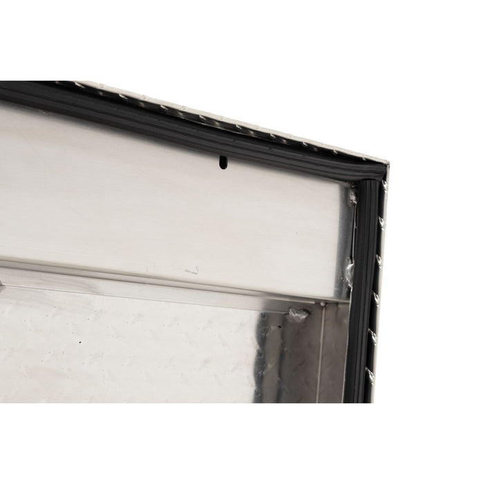 Weather Guard Aluminum Lo-Side 56” Standard Tool Box, Clear, 56" x 17" x 13", 4 CU FT - 174-0-04