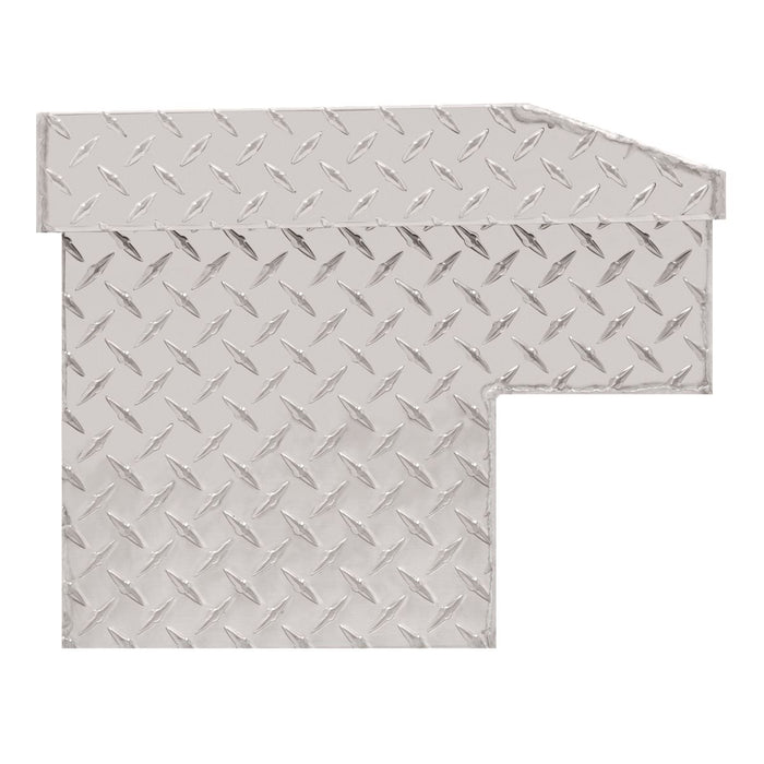 Weather Guard Aluminum Lo-Side 56” Standard Tool Box, Clear, 56" x 17" x 13", 4 CU FT - 174-0-04