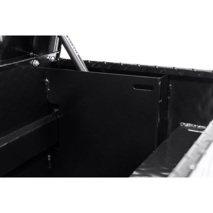 Weather Guard Aluminum Lo-Side 56” Standard Tool Box, Gloss Black, 56" x 17" x 13", 4 CU FT - 174-5-04