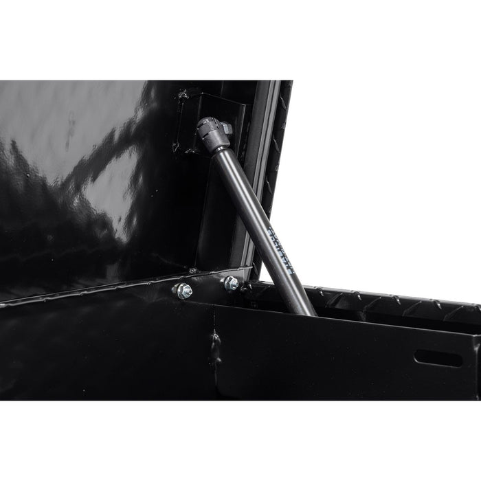 Weather Guard Aluminum Lo-Side 56” Standard Tool Box, Gloss Black, 56" x 17" x 13", 4 CU FT - 174-5-04