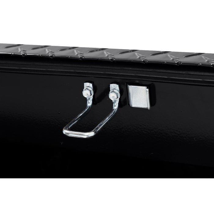 Weather Guard Aluminum Lo-Side 56” Standard Tool Box, Gloss Black, 56" x 17" x 13", 4 CU FT - 174-5-04