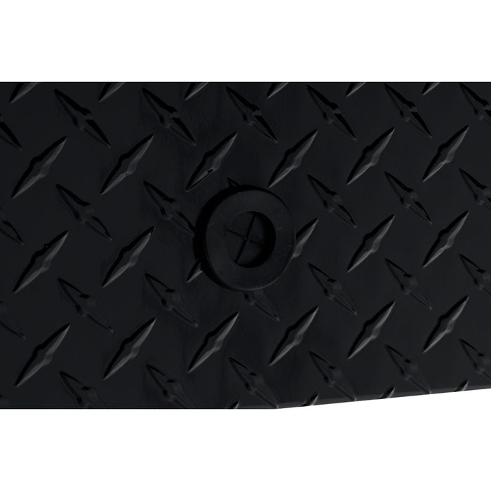 Weather Guard Aluminum Lo-Side 56” Standard Tool Box, Gloss Black, 56" x 17" x 13", 4 CU FT - 174-5-04