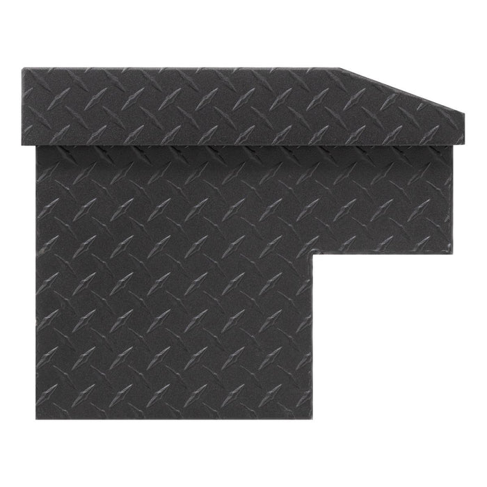 Weather Guard Aluminum Lo-Side 56” Standard Tool Box, Textured Matte Black, 56" x 17" x 13", 4 CU FT - 174-52-04