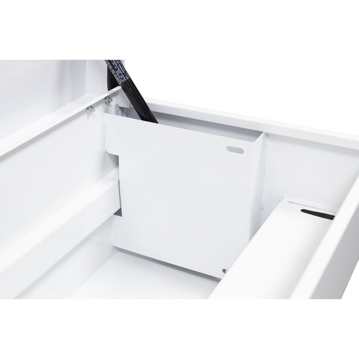 Weather Guard Steel Lo-Side 56” Standard Tool Box, White, 56" x 17" x 13", 4 CU FT - 175-3-04