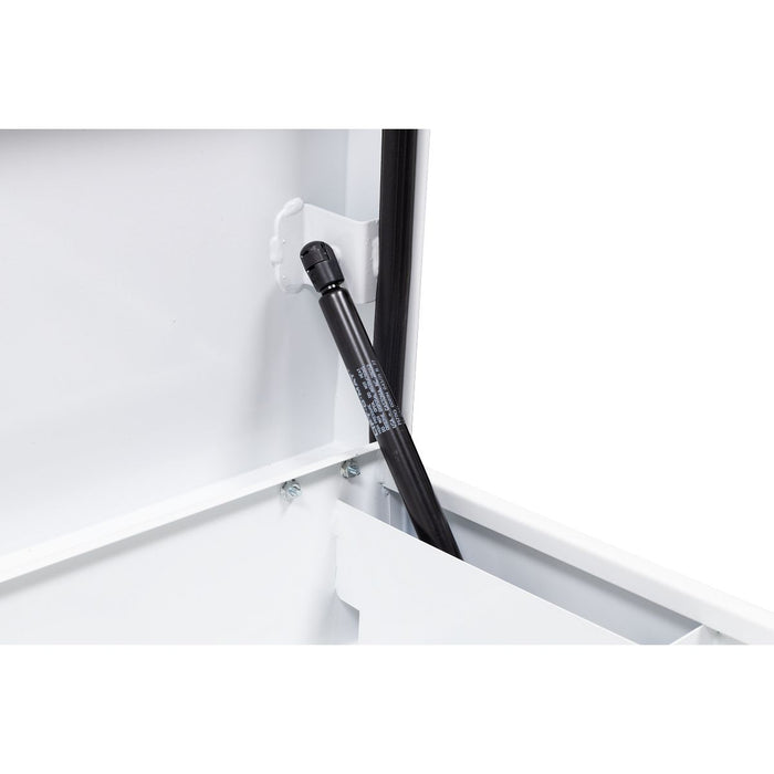 Weather Guard Steel Lo-Side 56” Standard Tool Box, White, 56" x 17" x 13", 4 CU FT - 175-3-04