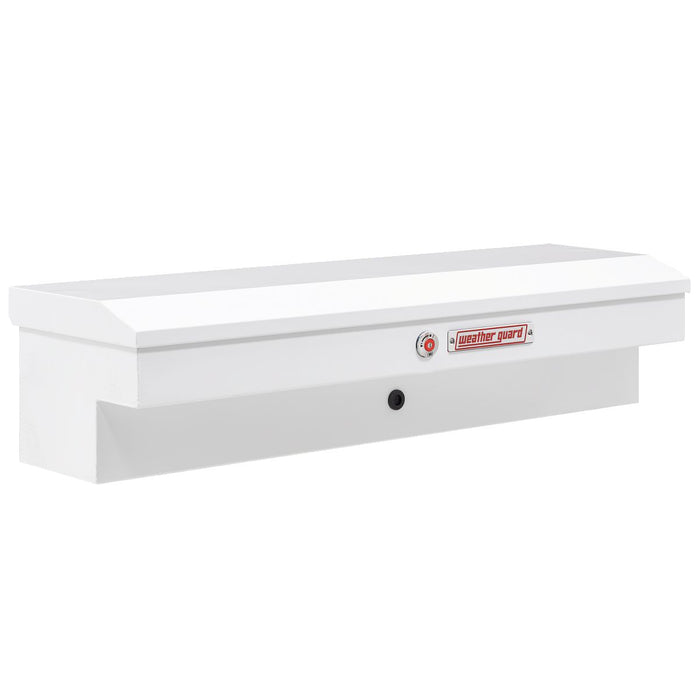 Weather Guard Steel Lo-Side 56” Standard Tool Box, White, 56" x 17" x 13", 4 CU FT - 175-3-04