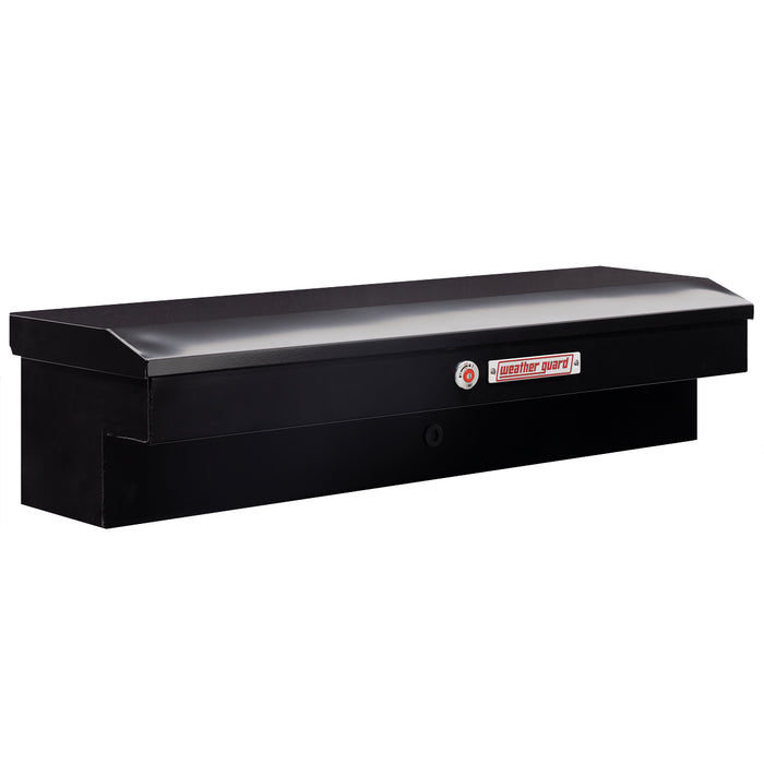 Weather Guard Steel Lo-Side 56” Standard Tool Box, Gloss Black, 56" x 17" x 13", 4 CU FT - 175-5-04