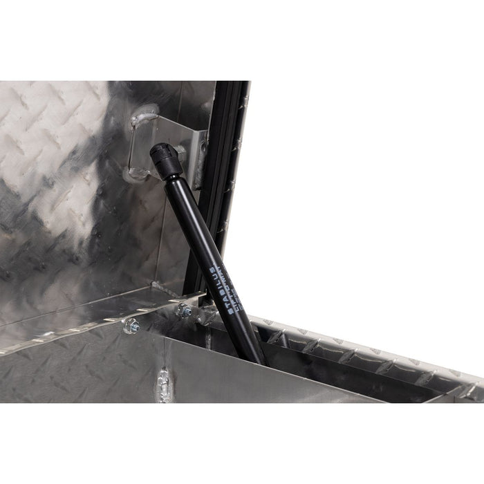 Weather Guard Aluminum Lo-Side 56” Low Profile Tool Box, Clear, 56" x 17" x 13", 4 CU FT - 178-0-04