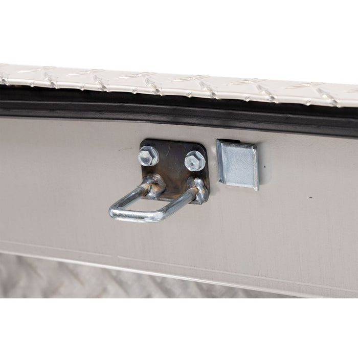 Weather Guard Aluminum Lo-Side 56” Low Profile Tool Box, Clear, 56" x 17" x 13", 4 CU FT - 178-0-04