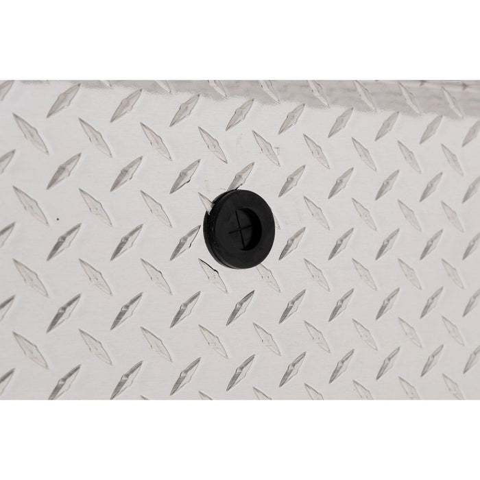 Weather Guard Aluminum Lo-Side 56” Low Profile Tool Box, Clear, 56" x 17" x 13", 4 CU FT - 178-0-04