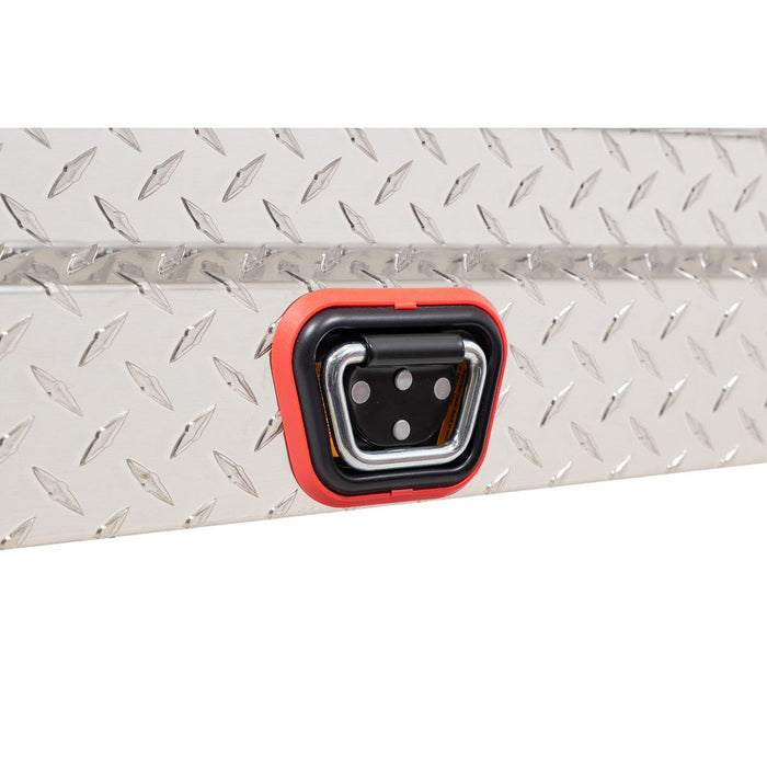 Weather Guard Aluminum Lo-Side 56” Low Profile Tool Box, Clear, 56" x 17" x 13", 4 CU FT - 178-0-04
