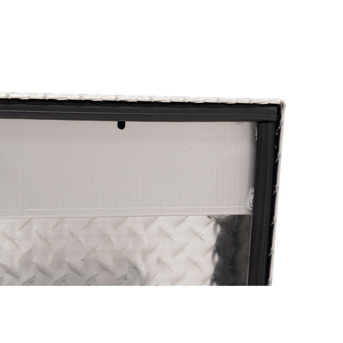 Weather Guard Aluminum Lo-Side 56” Low Profile Tool Box, Clear, 56" x 17" x 13", 4 CU FT - 178-0-04