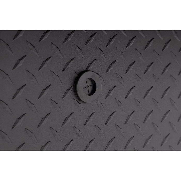 Weather Guard Aluminum Lo-Side 56” Low Profile Tool Box, Textured Matte Black, 56" x 17" x 13", 4 CU FT - 178-52-04
